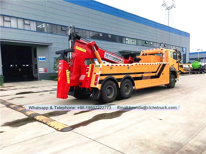 Sinotruk Howo Tow Truck 16ton, 6x4 รถบรรทุกพ่วงสำหรับขายซัพพลายเออร์จีน