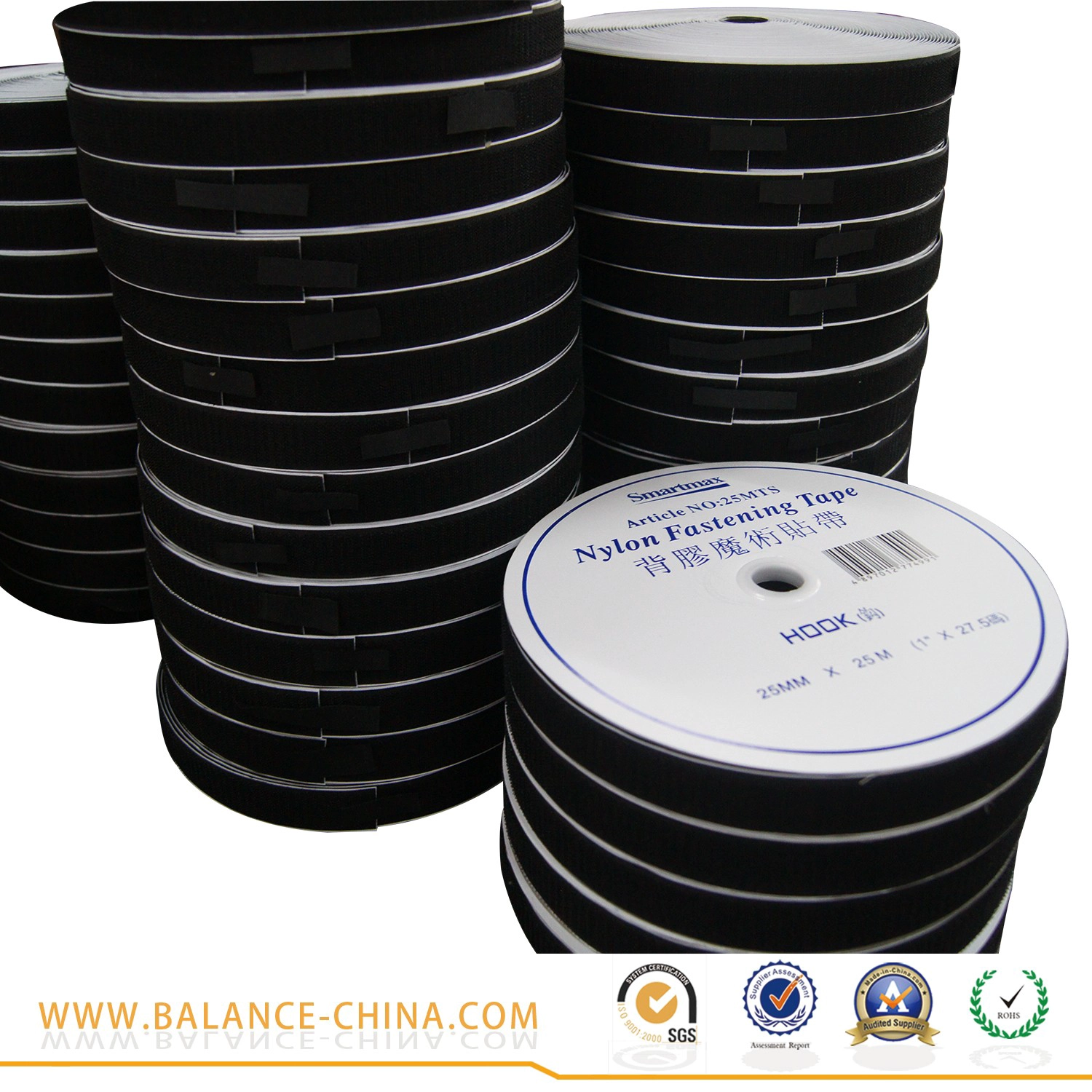 25mm Adhesive hook and loop tapes