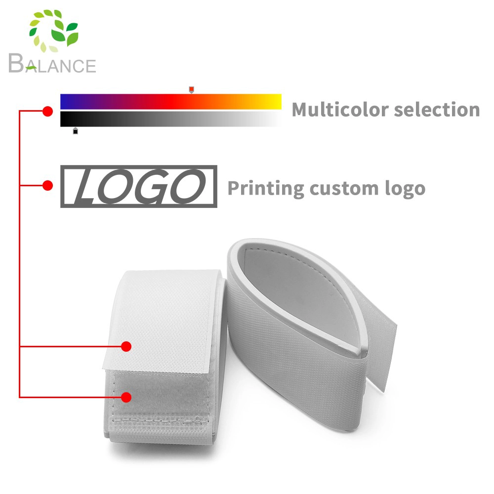 Custom belt nylon ski strap hook and loop ski belt custom logo ski wrap strap colorful hook and loop ski band