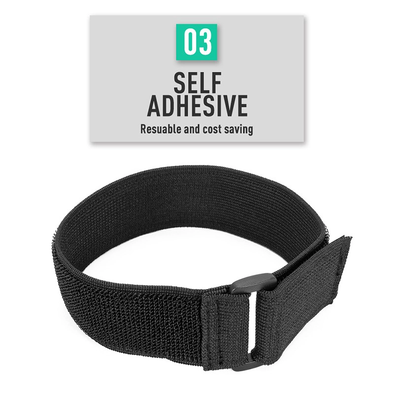 Multipurpose reusable wire buckle strap hook and loop belt for cable tie management