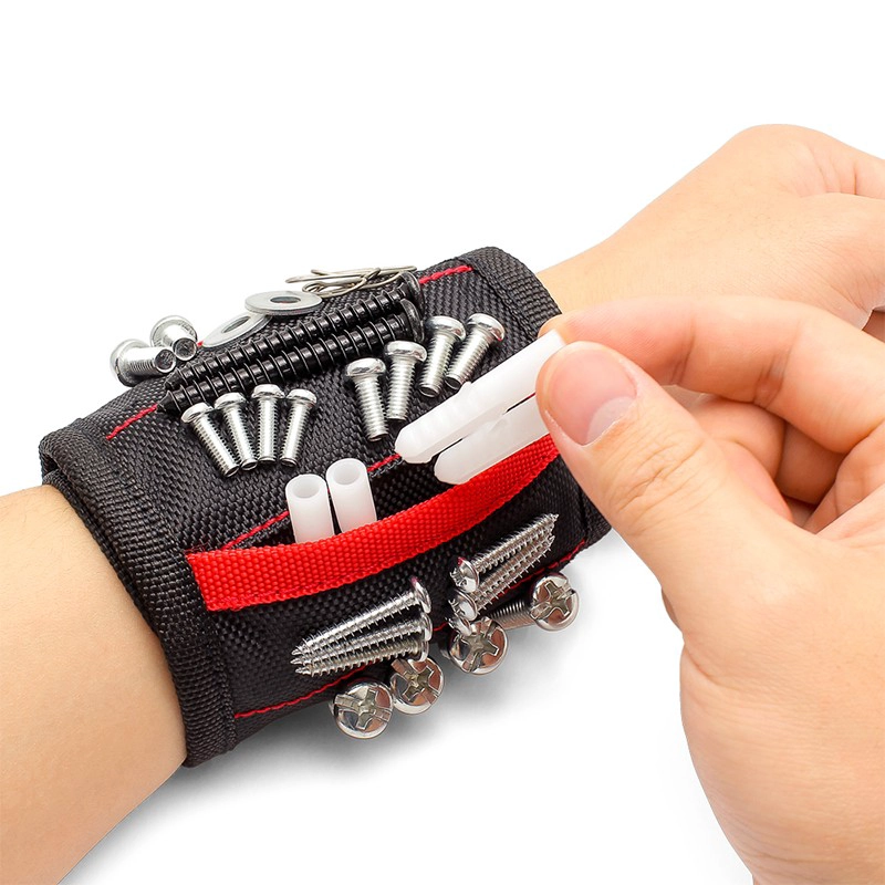 Fila Portautensili super alta qualità Braccialetti gratuiti Braccialetti Toolkit 20 Magneti Strumento magnetico Braccialetto sportivo più potente