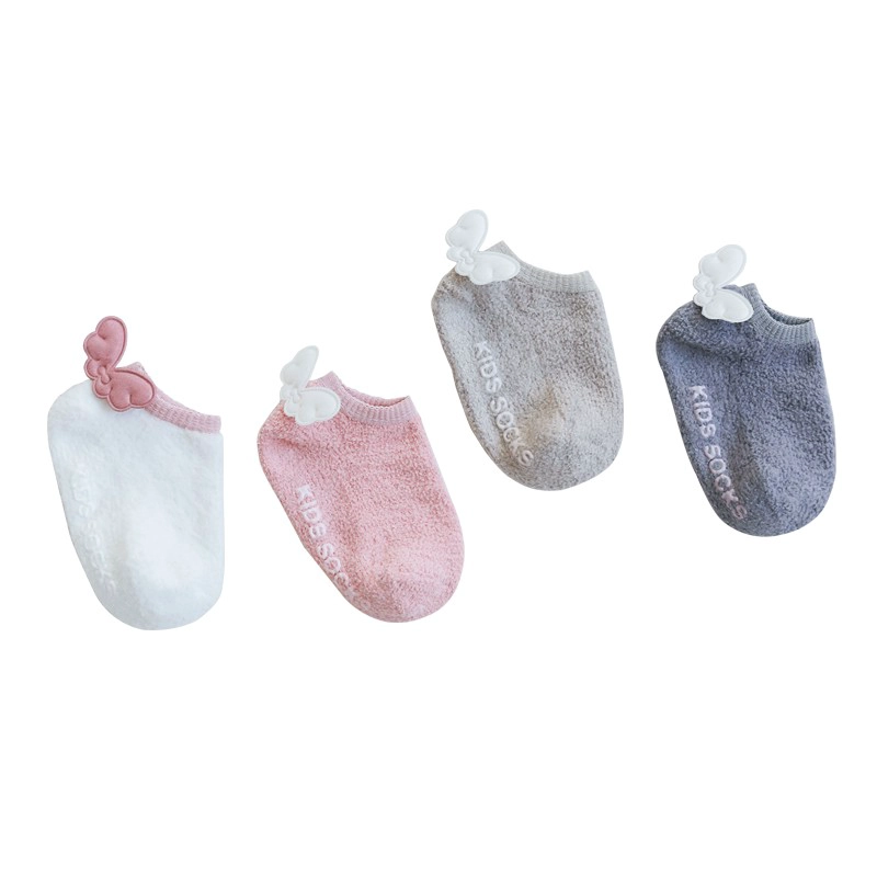 China Kleinkinder rutschfeste Socken Bulk Baby Knöchel Schiff weiße kurze Socken zum Verkauf