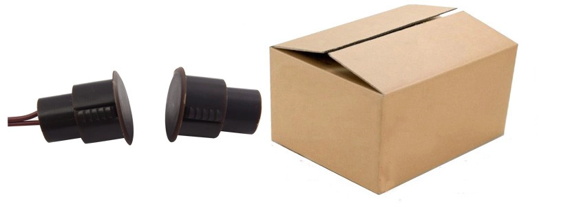 Magnetic Contact,Magnetic door contact switch,Door sensor, Magentic Door sensor,wood or steel door sensor,Magnetic Contact(white/ brown)