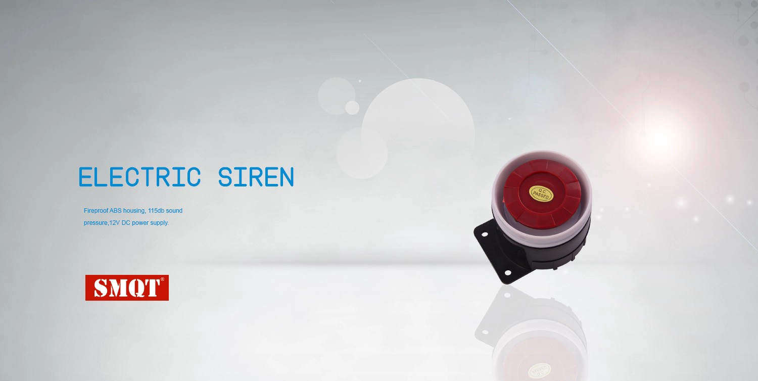 DC 12V siren,electric siren,wired electric siren,home alarm siren