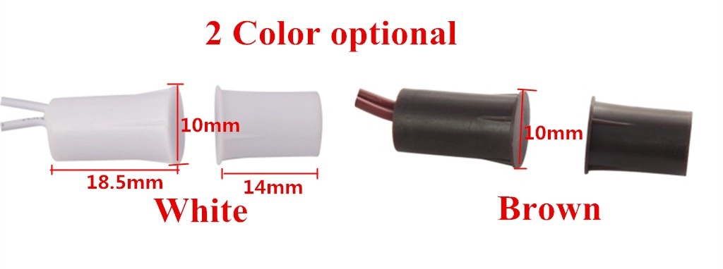 EB-135 Magnetic Contact(white),Magnetic Contact(black),Magnetic Door contact,Window/door magnetic contact,magnetic door sensor,wired magnetic contact door sensor,magnetic door contact.