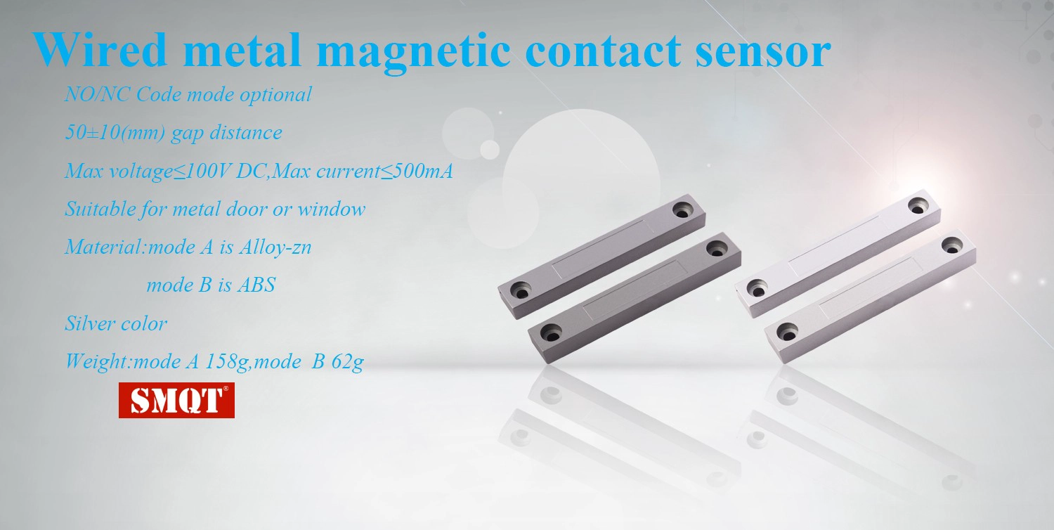 Grey wired magnetic contact sensor EB-139
