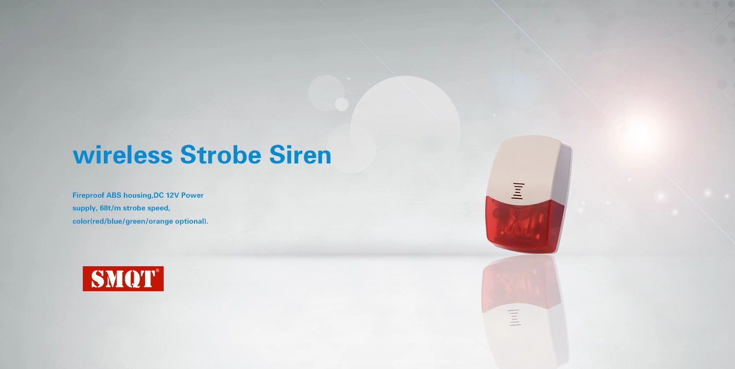 EB-161W-2,Wireless smart strobe siren,indoor wireless siren,wireless strobe light siren,Wireless siren,Wireless alarming siren,wireless home alarm siren