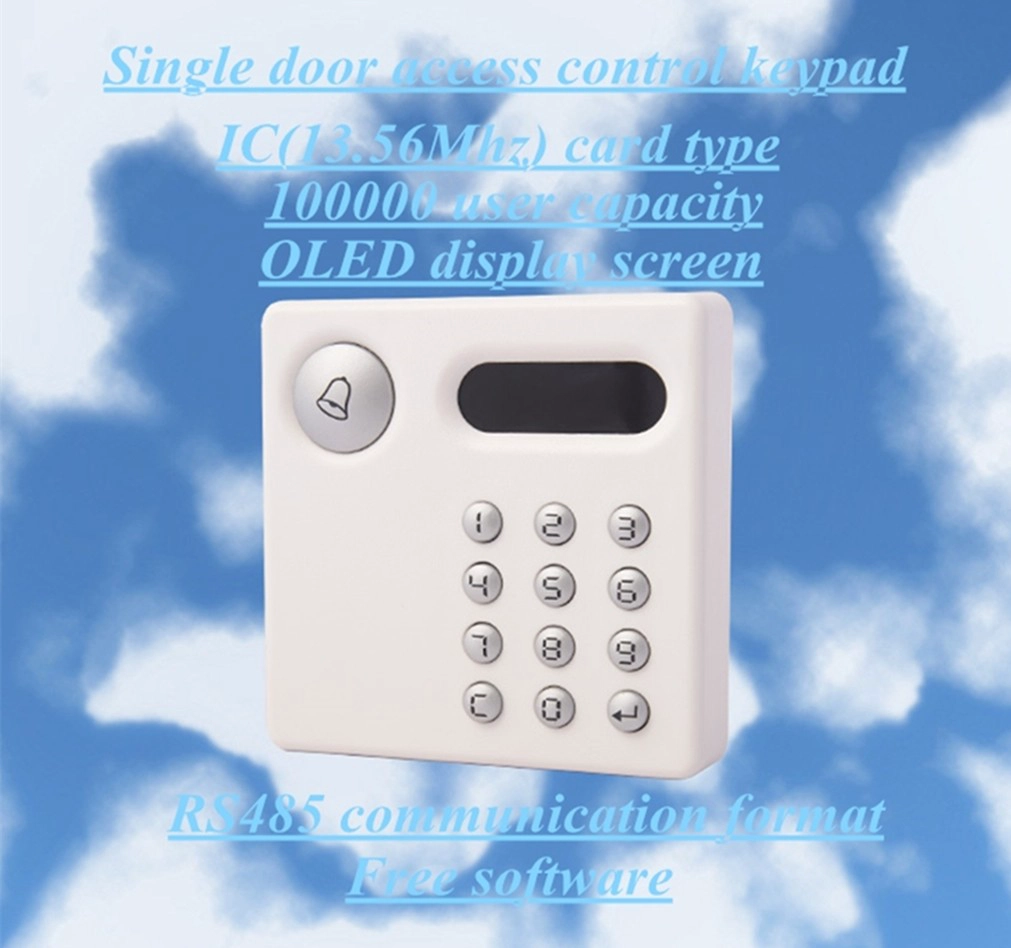 OLED Screen Network Standalone IC Single Door Access Control Keypad
