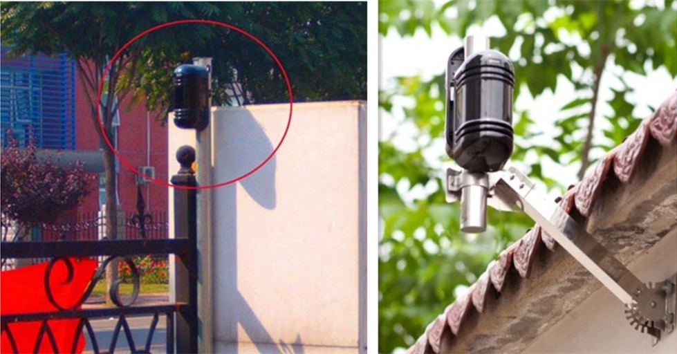 2 beams outdoor infrared perimetet detector 