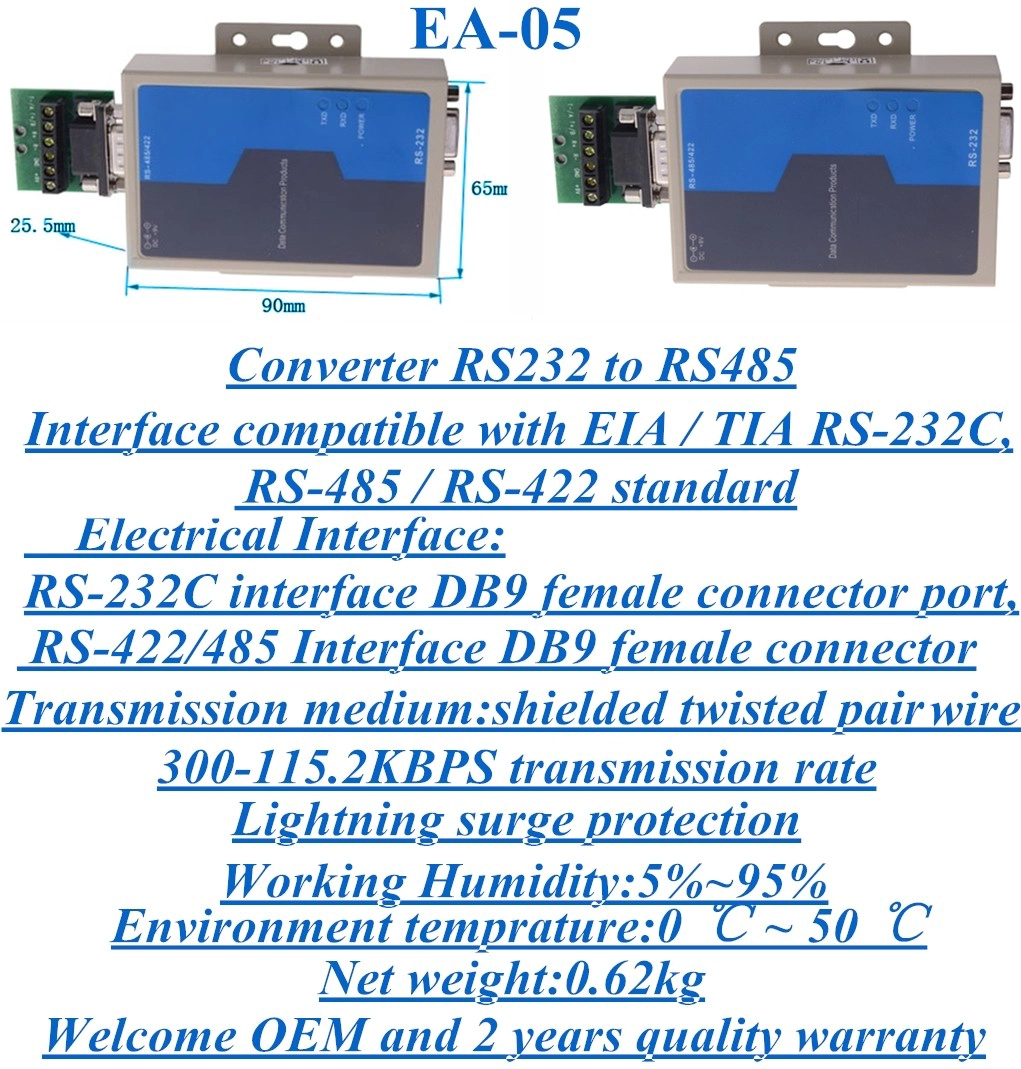 Data switch converter RS232 to RS485 EA-05
