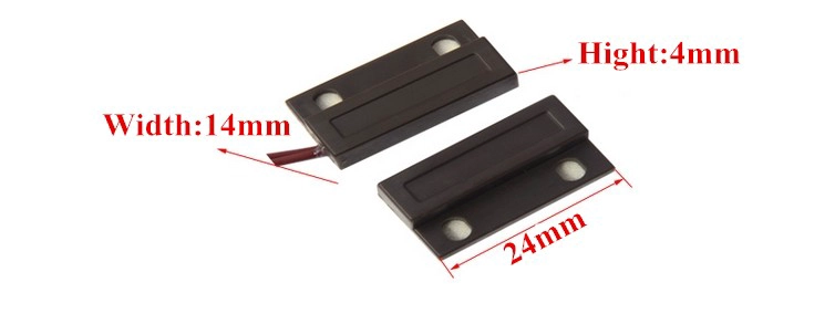 EB-134 Magnetic Contact(white),Magnetic Contact(black),Wired magnetic doorcontact,wired magnetic door sensor,window/door magnetic door contact sensor.