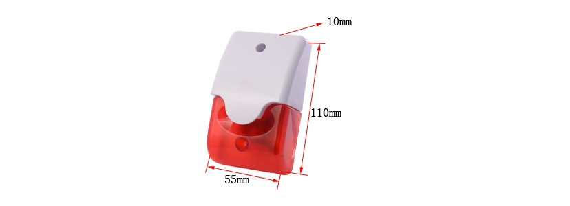 Electric Strobe Light Alarm Siren