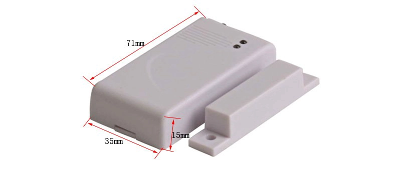 Wireless Magnetic Contact, wireless door sensor, 315Mhz/433Mhz Wireless door detctor, Wirless door detector,Door sensor switch, door reed