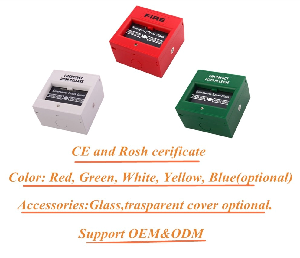Fire alarm break galss call point button