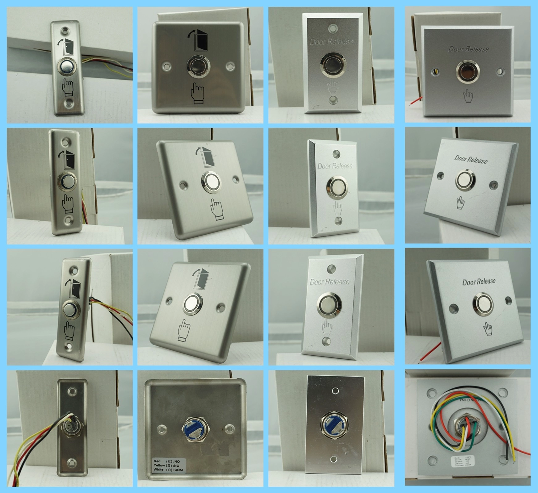 LED door release button