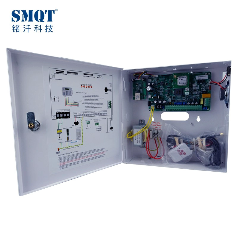 16 wired & 30 wireless zone Metal box PSTN GSM TCP / IP Alarm panel