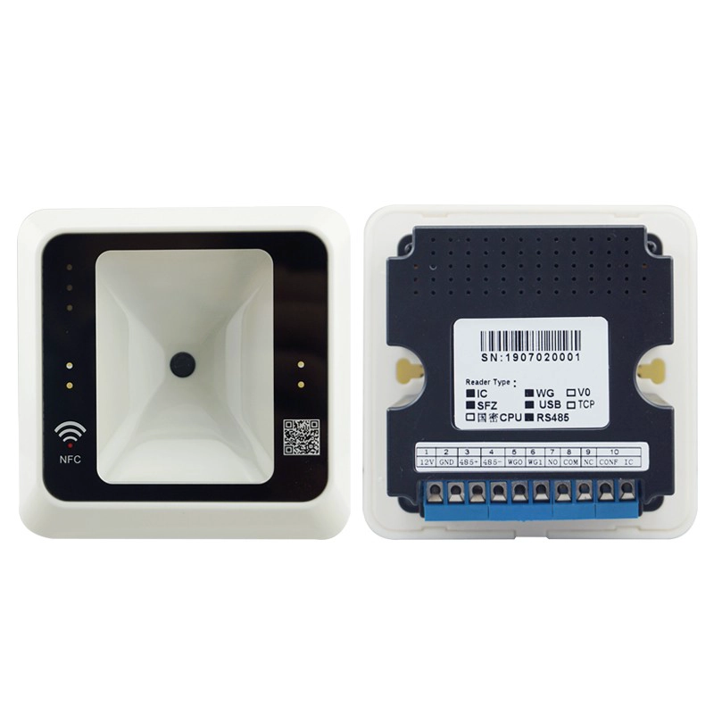 SMQT new QR Code&RFID 13.56Mhz Card reader for access control system