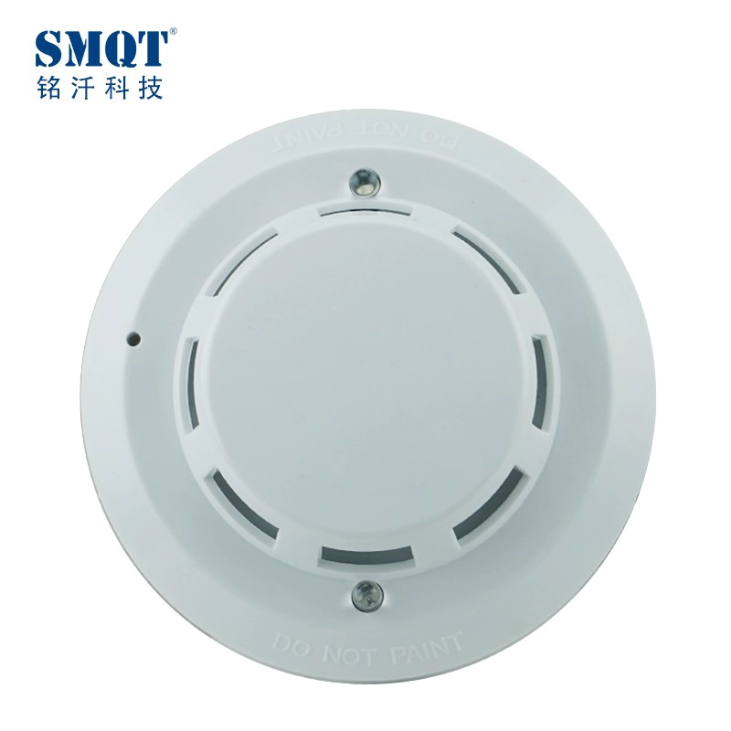 Detector de humos fotoeléctrico de 9 ~ 35V CC de 4 hilos conforme a la norma EN54 UL para el sistema de alarma contra incendios