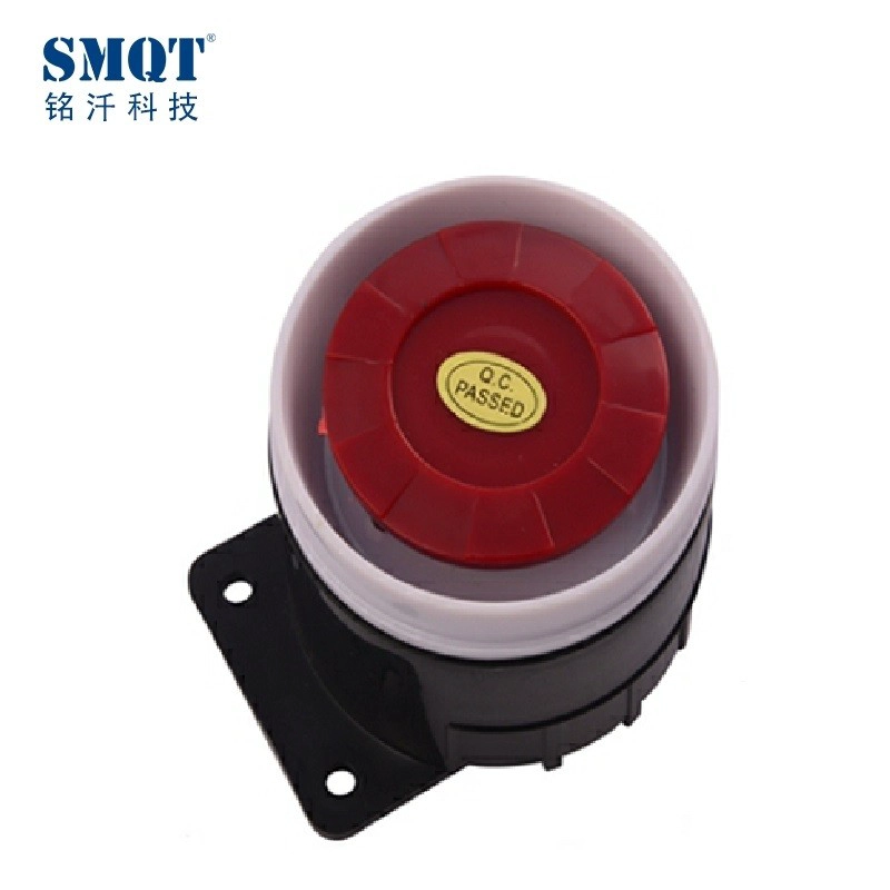 ABS vật liệu 12V DC báo động điện siren 115db
