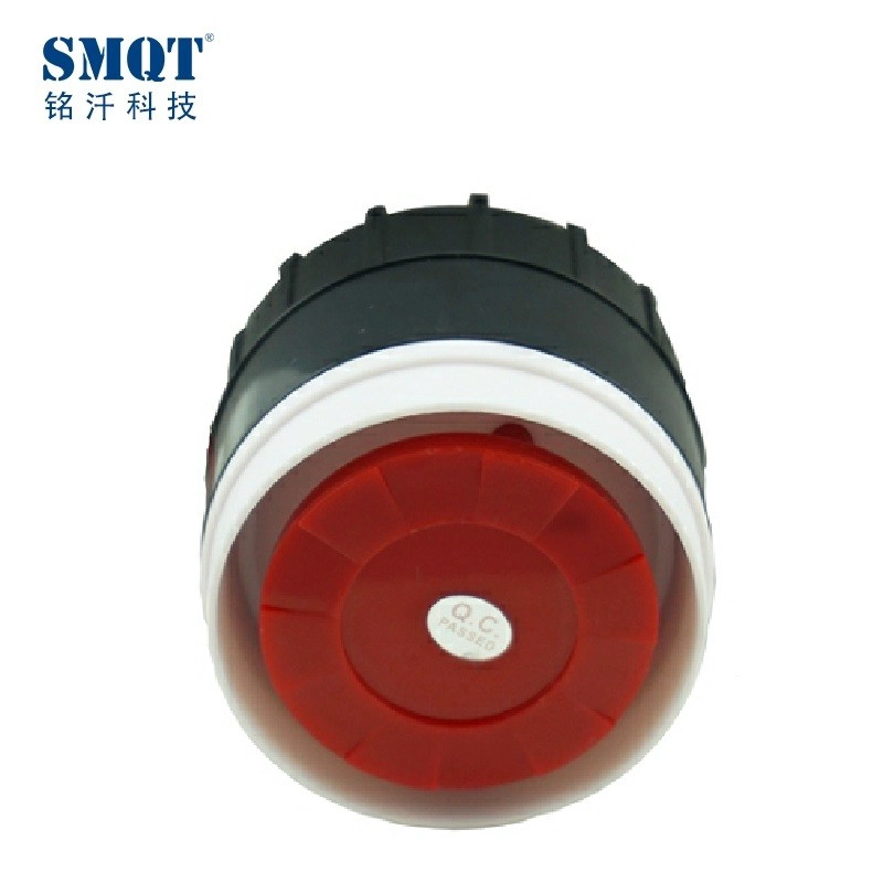 ABS vật liệu 12V DC báo động điện siren 115db