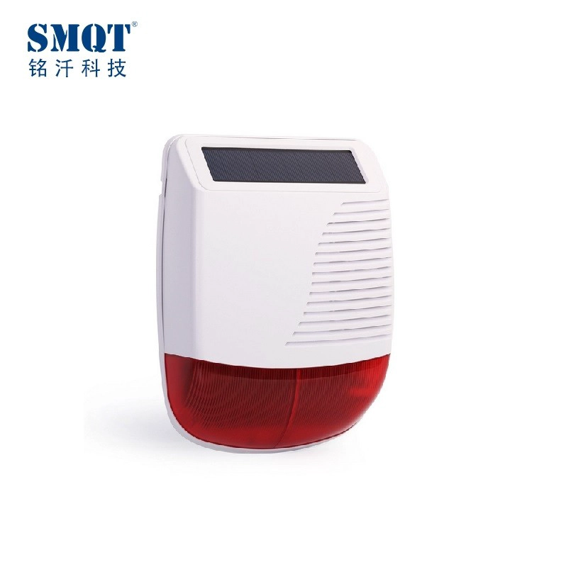 Beautiful Outdoor Wireless Siren Strobe, Solar Siren