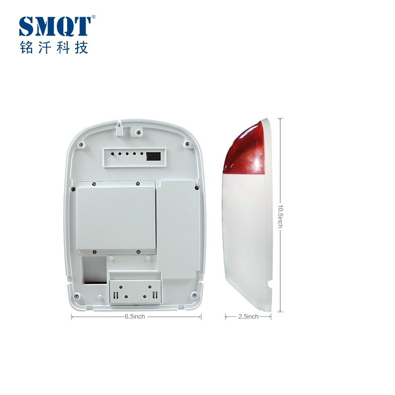 Beautiful Outdoor Wireless Siren Strobe, Solar Siren