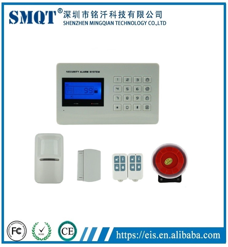 Bekleme batarya ile EB-832 kablosuz gsm akıllı otomatik arama alarm sistemi
