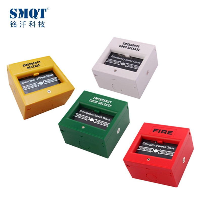 Emergency break galss button for fire alarm system and acces control system emergency case EB-116