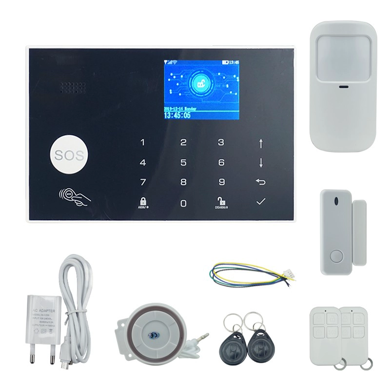 Kit sistema di allarme vocale vocale GSM + WIFI LED Tuya App controllo EB-828