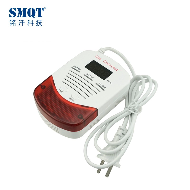 Buon prezzo standalone DC 12v / 24v rivelatore di gas / sensore di gas per sistema di allarme antincendio