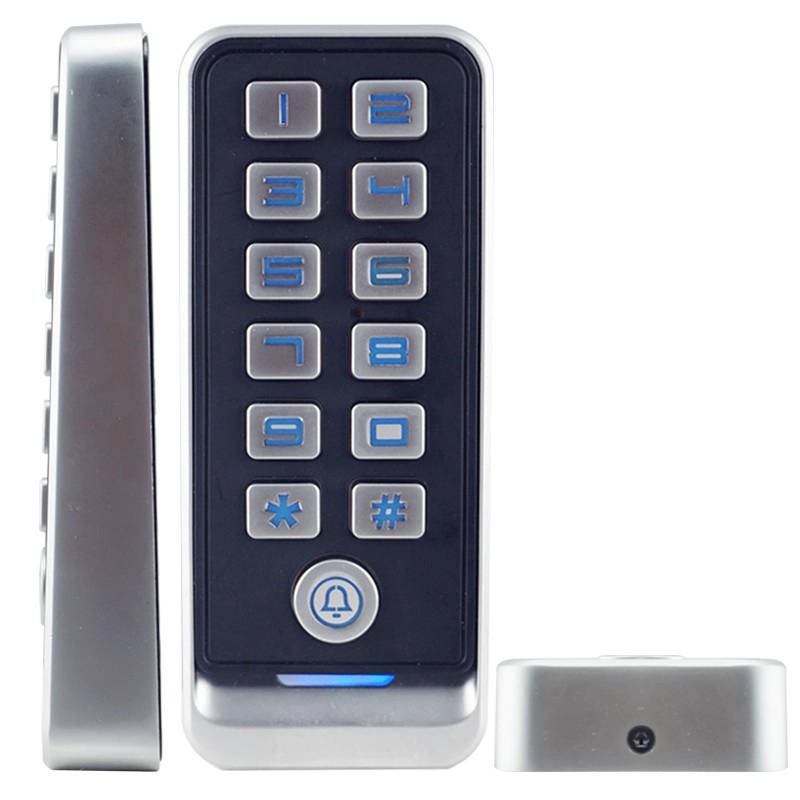 Điều khiển truy cập bàn phím kim loại chống nước IP67 / Đầu đọc Wiegand cho một cửa với sức chứa 5000 người dùng