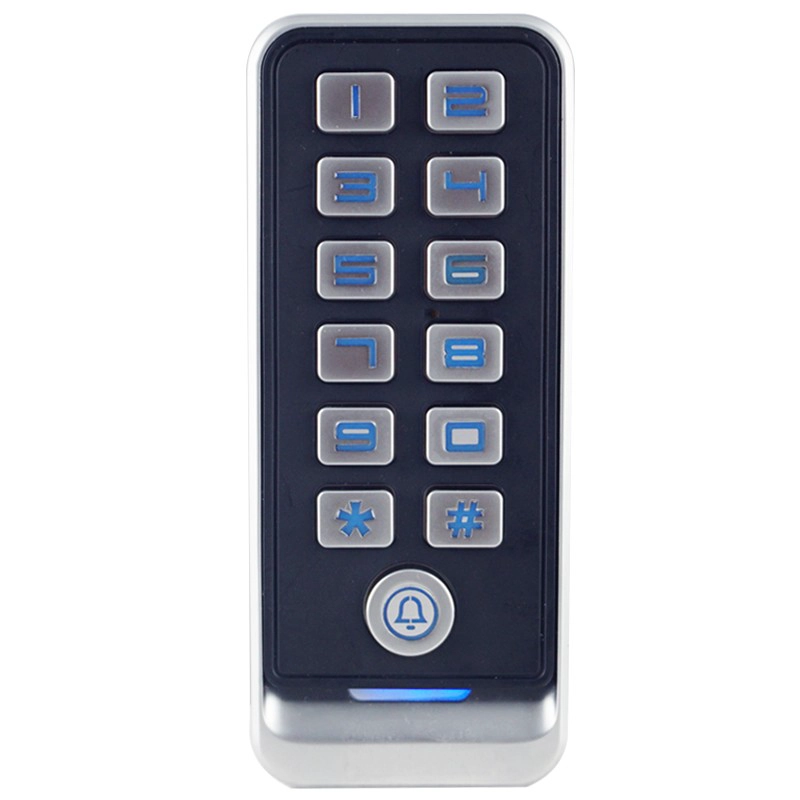 Điều khiển truy cập bàn phím kim loại chống nước IP67 / Đầu đọc Wiegand cho một cửa với sức chứa 5000 người dùng