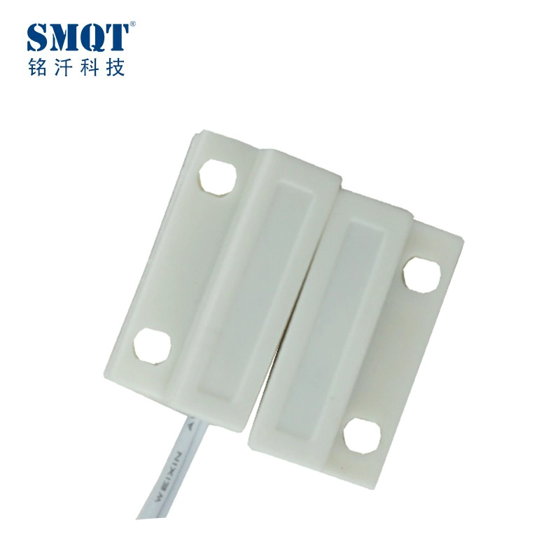Plastic magnetic contact switch sensor for alarm and access control system