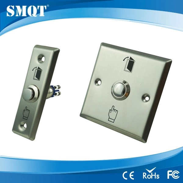 Botón de desbloqueo / interruptor de la puerta del panel de acero inoxidable