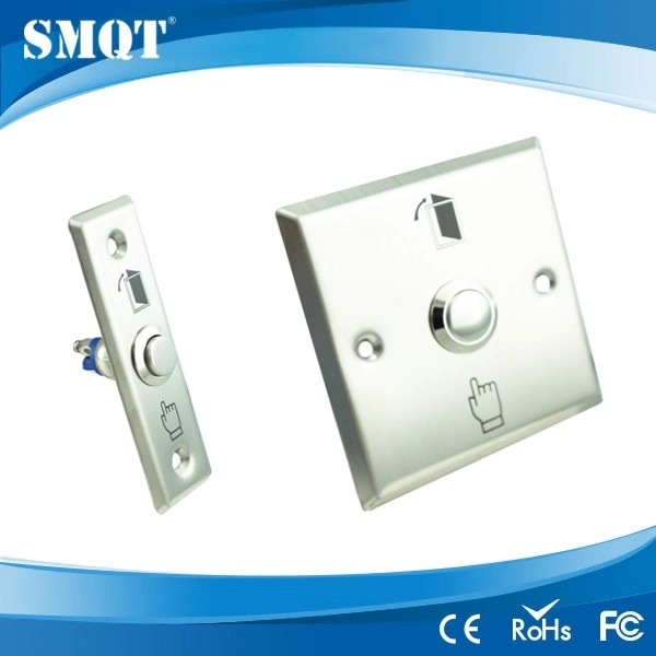 Botón de desbloqueo / interruptor de la puerta del panel de acero inoxidable