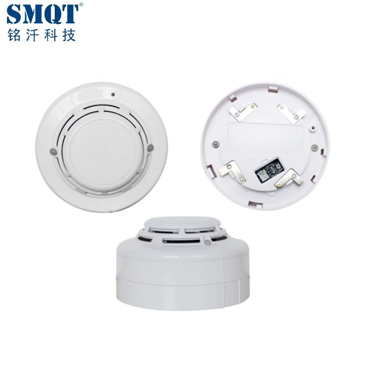 Con cable de luz LED detector de gas multi para la alarma de incendios y sistema de alarma casera
