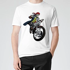 China 100% Cotton White T-shirt manufacturer