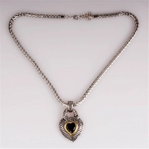 Cina 2018 Top Sales Fashionable Stainless Steel Necklaces as Christmas Jewelry Gift produttore
