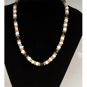 Beads For Jewelry Making Fashion Necklace Match with Clothes for Girls Mutli Color Bead Necklace