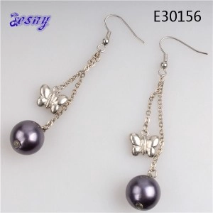 Cina Butterfly kashmiri designs jewelry earrings silver earring E30156 produttore
