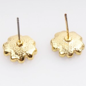 Colorful flower shaped beautiful for lady stud earrings designs E30088