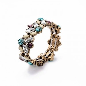China Engagement Anniversary Charm Crystal Bracelets Bangles for Women manufacturer