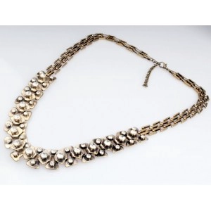 Cina Jewelry Fashion Simulated Statement Necklace Chokers For Women Wedding Jewelry Wholesale Necklaces Designs 2018 produttore