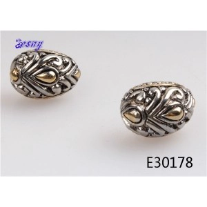 China Tanishq antique diamond indian clip on earrings earring E30178 manufacturer