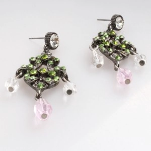 Chine Turkish daily wear 2014 fashion crystal earrings designs E30079 fabricant