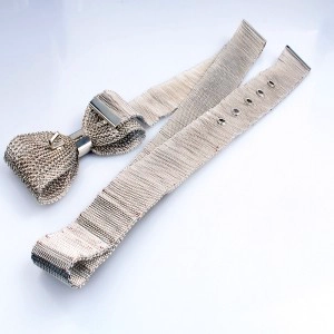 Chine Wide wire silver handmade tie sash sex fashion belt BT60061 fabricant