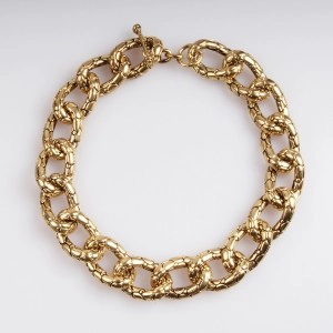 colored plastic chain link stingray skin jewelry necklace N90402