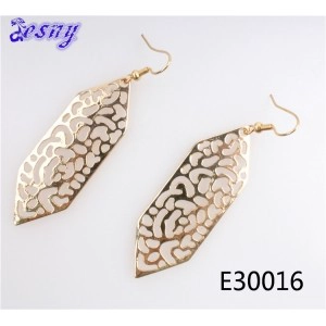 Китай dubai jewelry dangle indian handmade crochet hook gold earring производителя