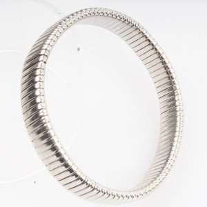 Κίνα men s metal brass silver bracele tadjustable bangle B10111 κατασκευαστής