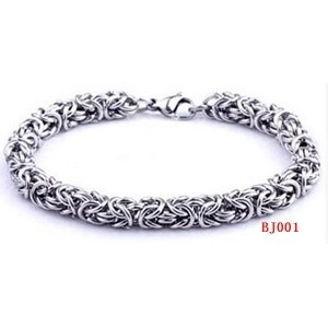 China mens fashion rhodium cheap sports titanium necklace BJ001 manufacturer